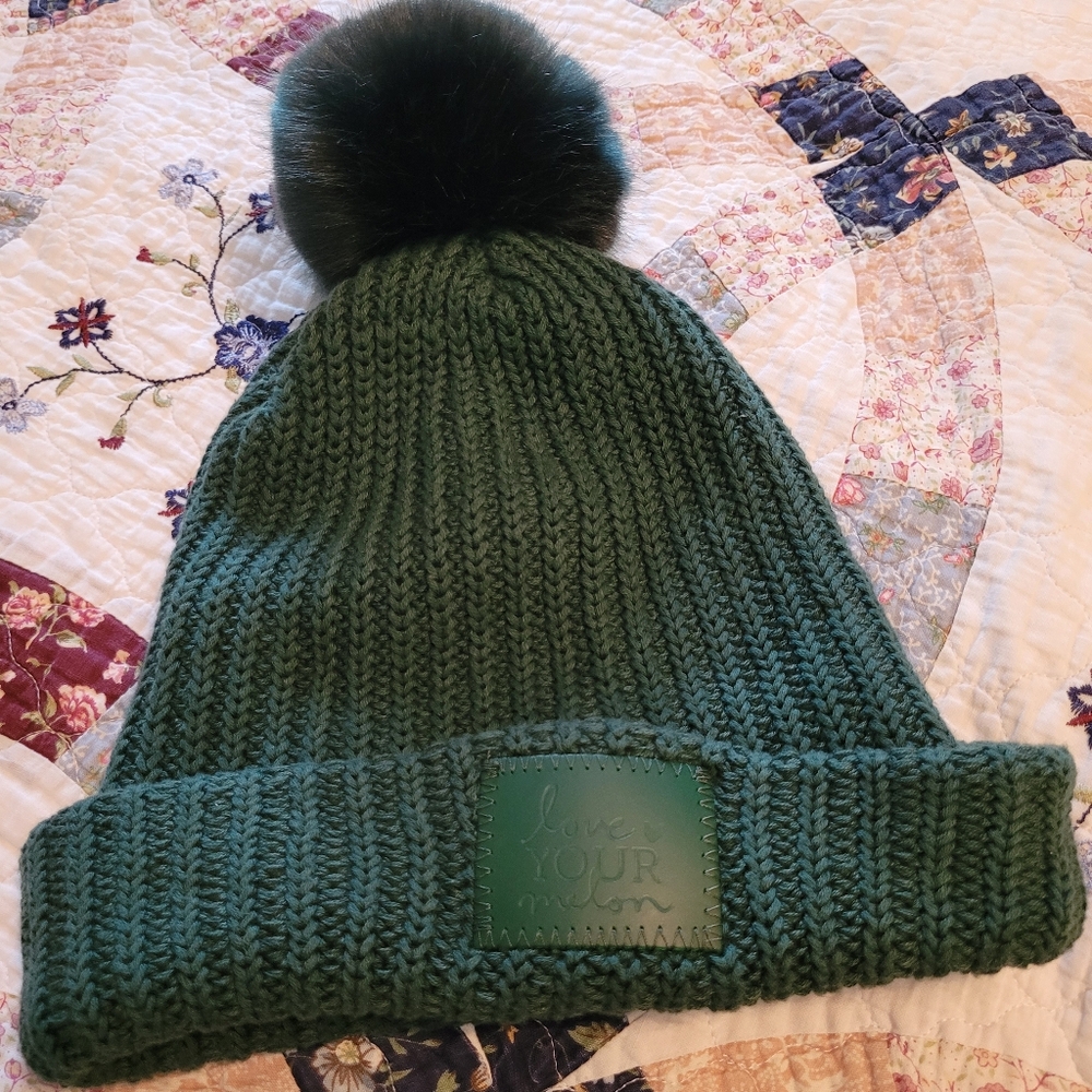 Love Your Melon Green Knit Beanie
